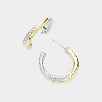 Mixed Metal DY Hoops