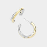 Mixed Metal DY Hoops