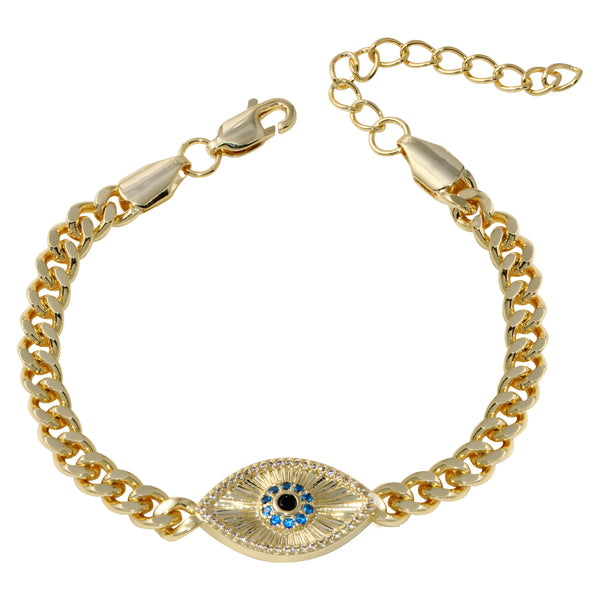 Evil Eye Cuban Link