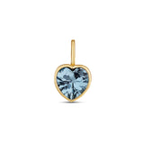 Mini Birthstone Heart Charm
