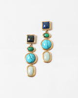 Multi Stone Turquoise Earrings