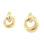 Gold Filled Twisted Earrings