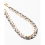 2-Tone Mixed Metal Necklace