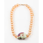 Peach Seashell Necklace