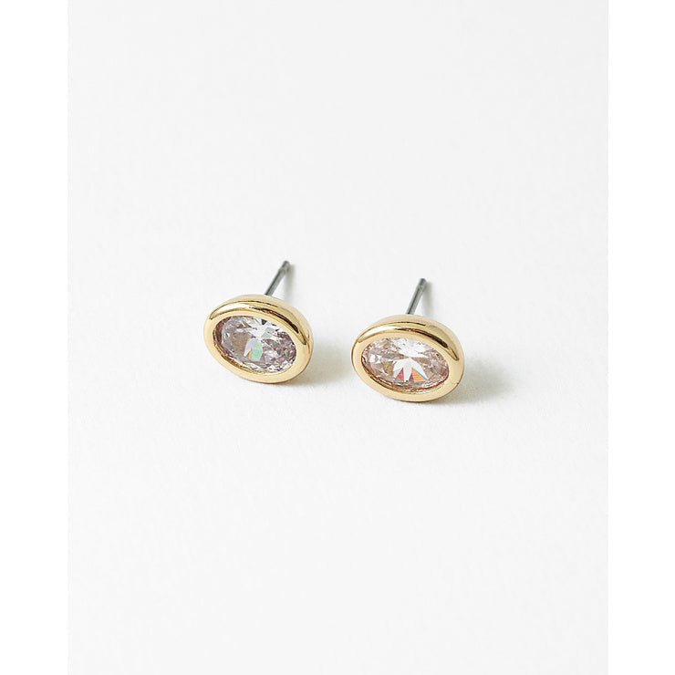 Oval Baguette Earrings