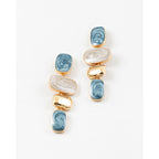 Blue Love Statement Earrings