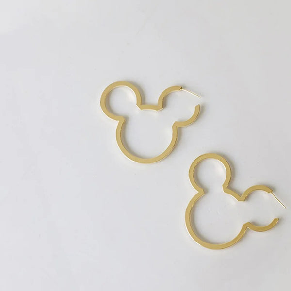 Mr. Mouse Hoop Earrings
