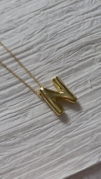 Bubble Letter Necklace