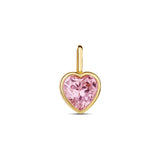 Mini Birthstone Heart Charm