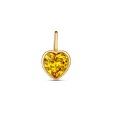 Mini Birthstone Heart Charm
