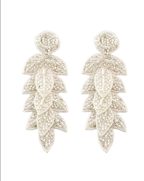 Falling Petals Statement Earrings