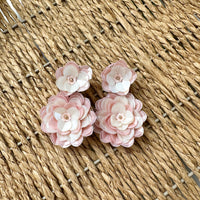 Sequined Flower Earrings