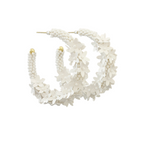 Bloom Beaded Hoops