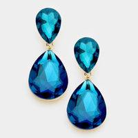 Crystal Teardrop Earrings
