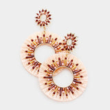 Be My Baby Round Tassel Earrrings