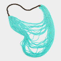 Multi-Strand Beaded Necklace