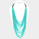 Multi-Strand Beaded Necklace