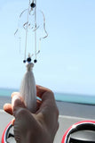 Acrylic Hamsa Car Charm