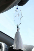 Acrylic Hamsa Car Charm