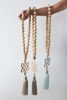 Endless Love Knot - Boho Wood Beads