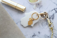 Stylish Luck Hamsa - White