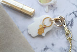 Stylish Luck Hamsa - White