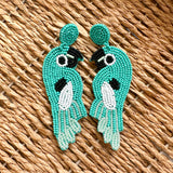Macaw Beaded Earrings