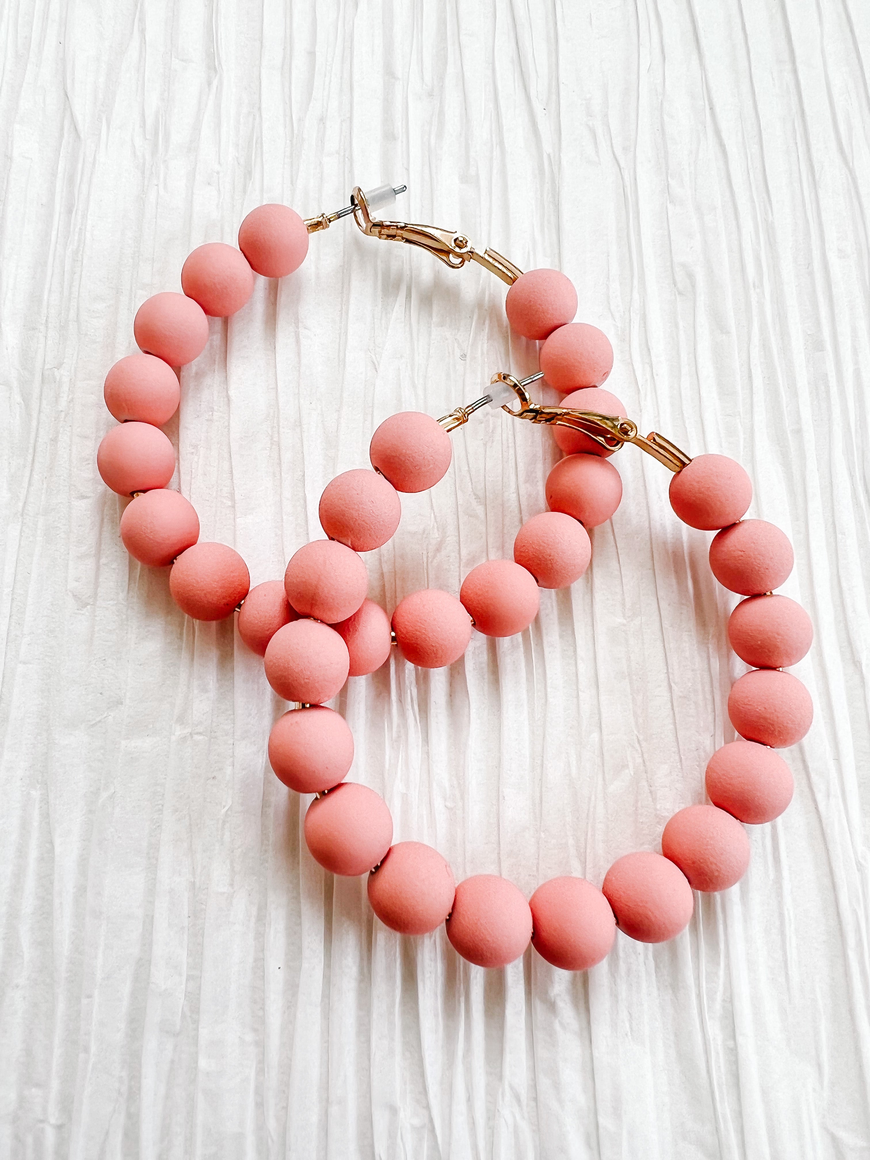 Laurita Beaded Hoops