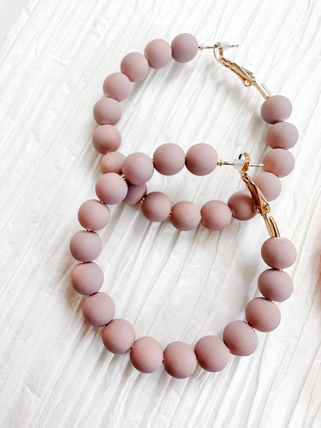 Laurita Beaded Hoops