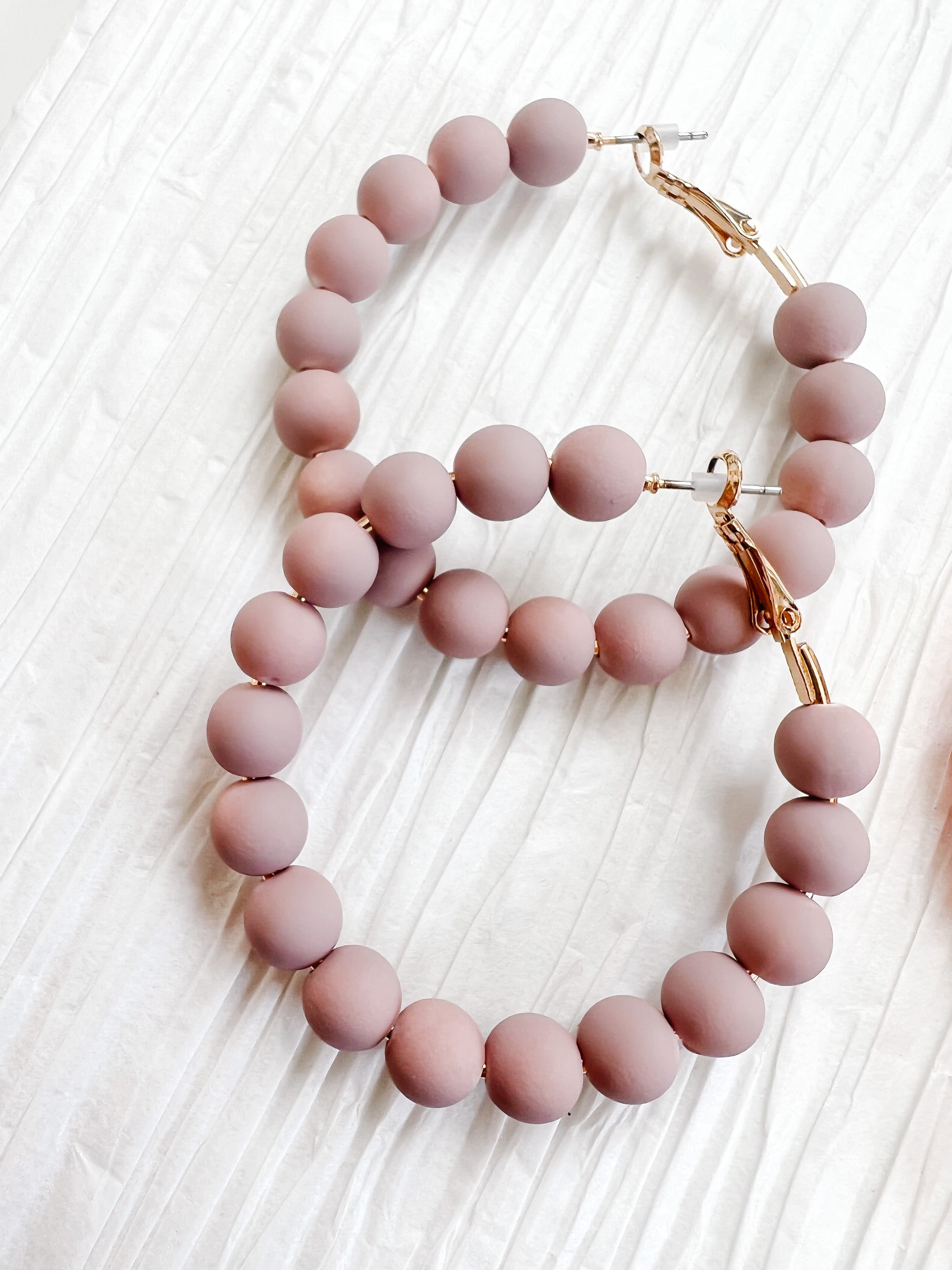 Laurita Beaded Hoops