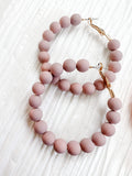 Laurita Beaded Hoops