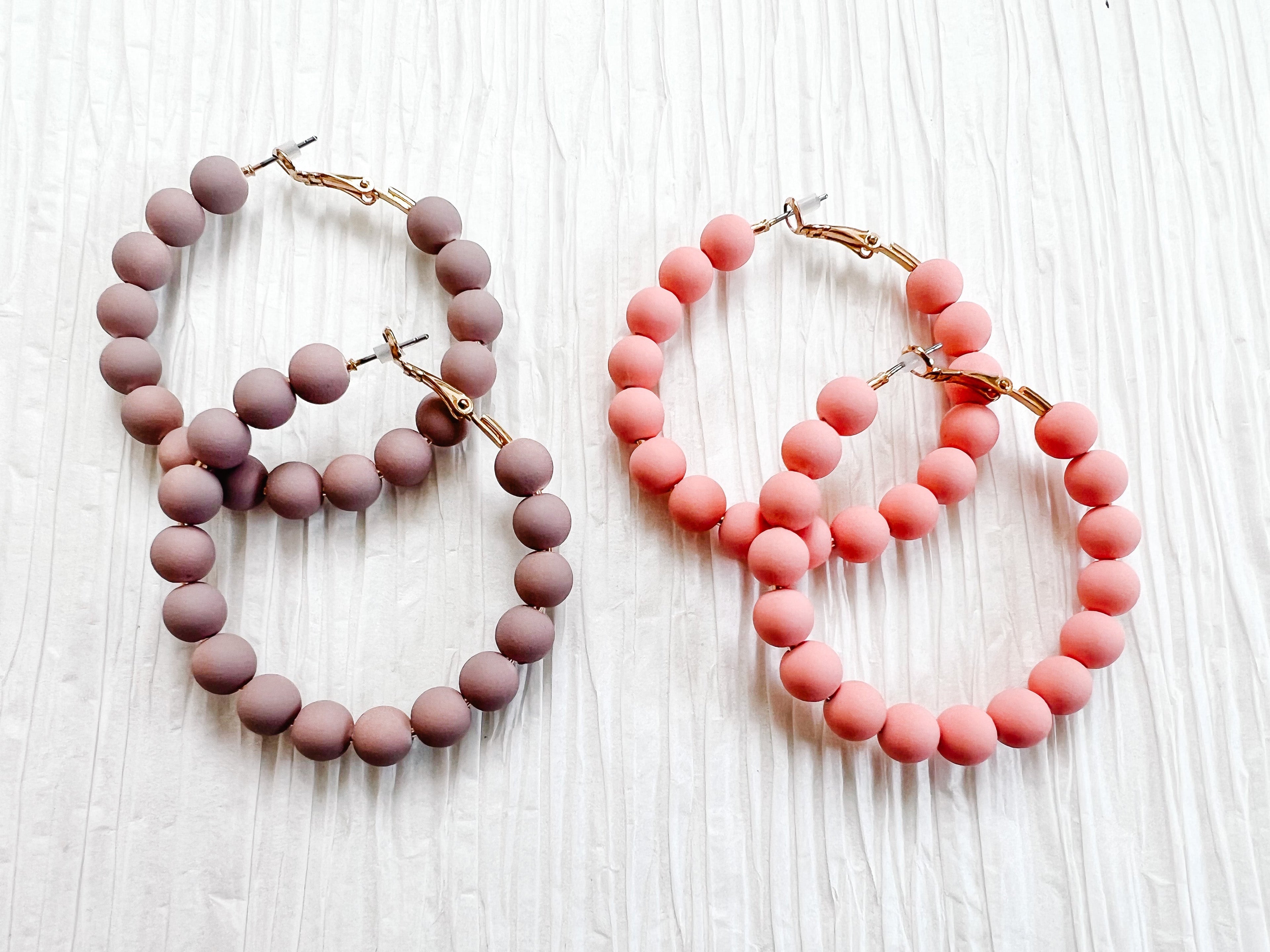 Laurita Beaded Hoops