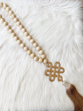 Endless Love Knot - Boho Wood Beads