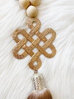 Endless Love Knot - Boho Wood Beads
