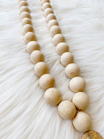 Endless Love Knot - Boho Wood Beads