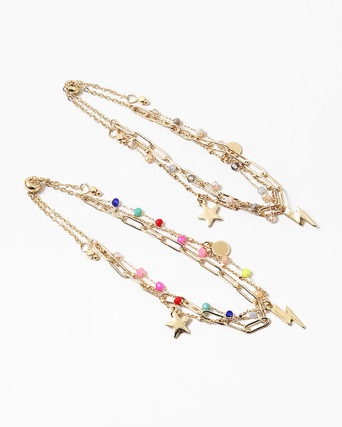 Lightening Bolt Charm Bracelet
